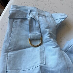 Ann Taylor Light Blue Wide Leg Pants